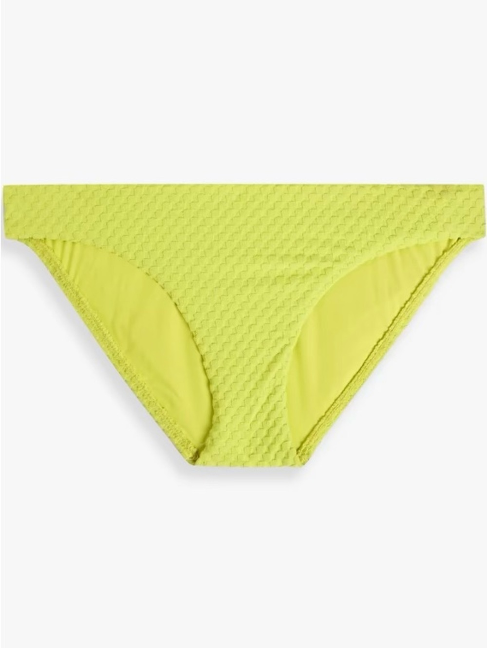 NWT Seafolly ‘Riviera Stretch-Jacquard Hipster Low-Rise Bikini Briefs’ in Lime